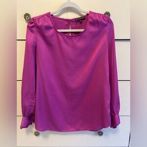 Adrianna Papell Fuchsia Blouse